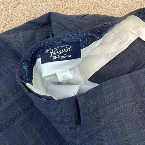 Navy blue plaid penguin full suit - Picture 5 of 5